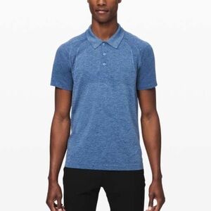 Lululemon Men’s Metal Vent Tech Polo Blue Fits like a Medium / Large